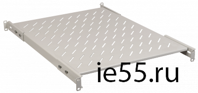ITK 19" стационарная полка глубиной 1000мм, серая