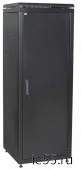 ITK Шкаф сетевой 19" LINEA N 33U 600х600 мм металлическая передняя дверь черный