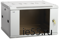 ITK Шкаф LINEA W 6U 600x450 мм дверь стекло, RAL7035