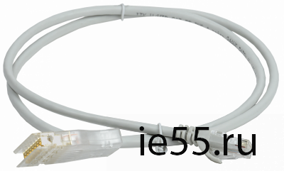 ITK Патч-корд 110-RJ45 4 пары, кат.5Е, 3м, серый